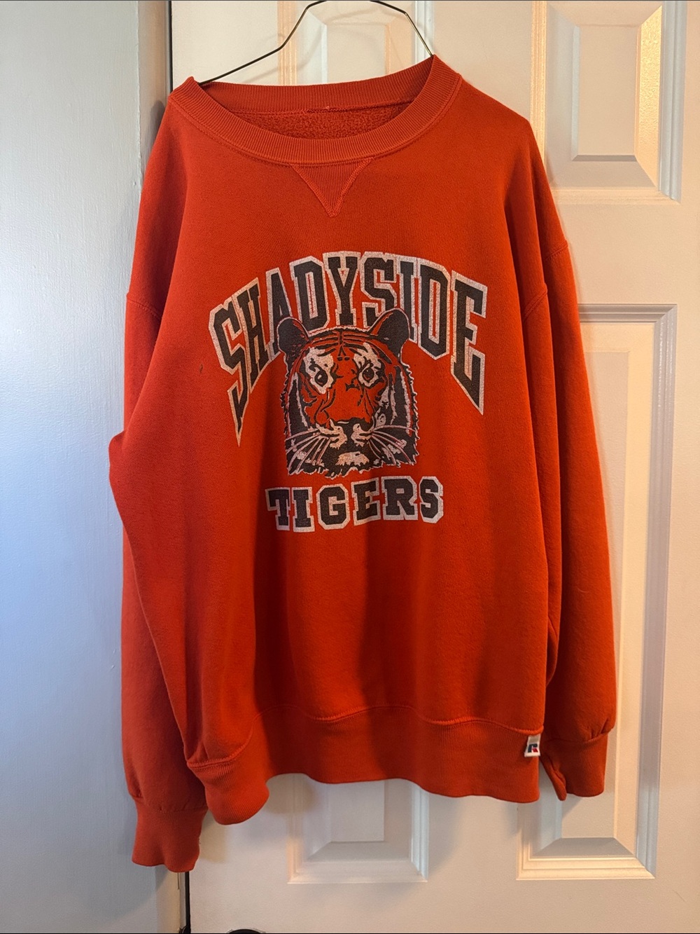 Shadyside Tigers Orange Crewneck Sweatshirt